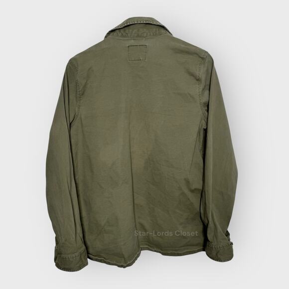 Sanctuary Green Oversized Utility Shacket XL Cotton Button Up Relaxed Streetwear - Picture 6 of 6